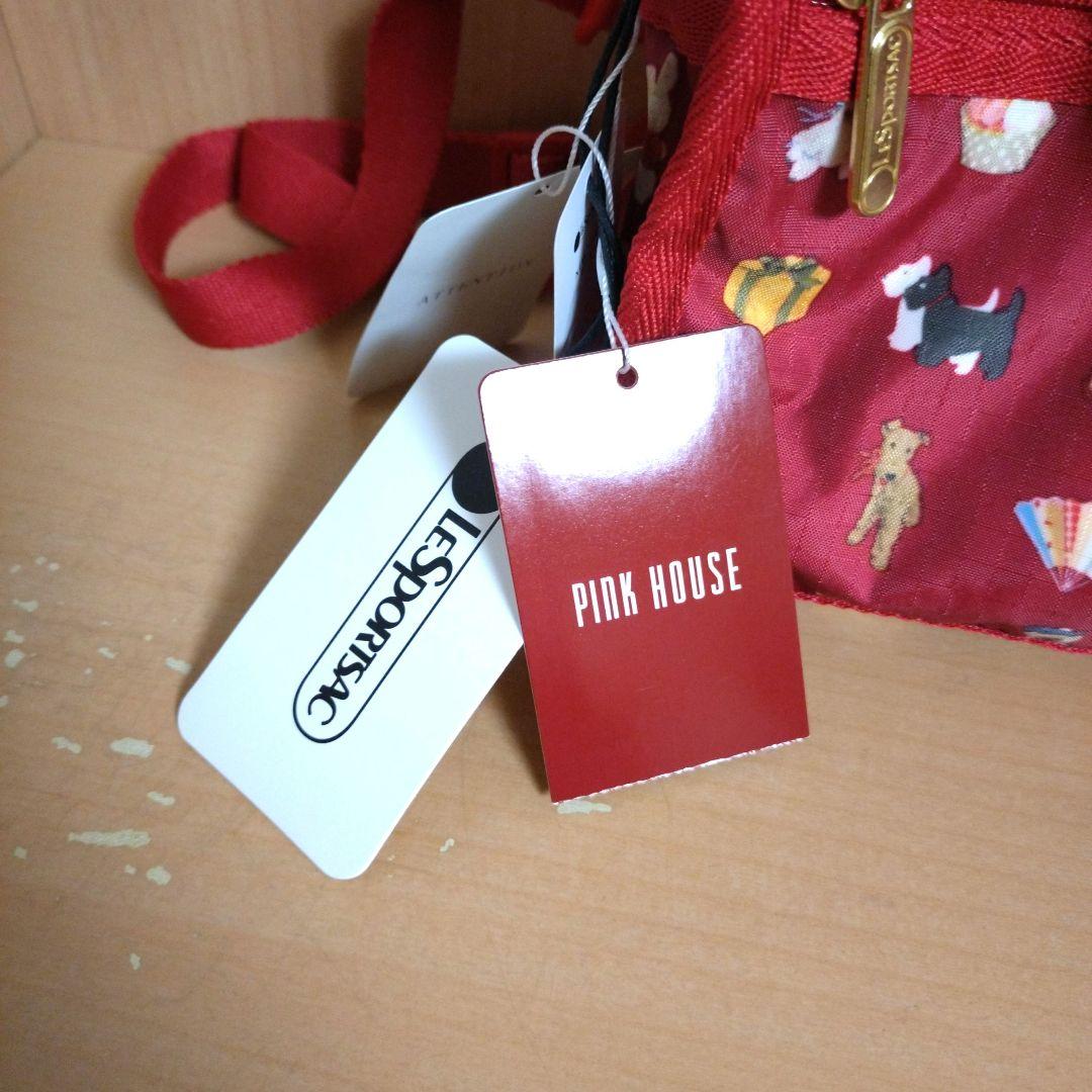 LeSportsac×ピンクハウス ショルダーバッグ 赤 新品タグ付 2way