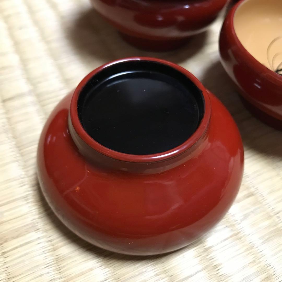 輪島塗 刺身皿10客セット漆器 エビと竹のデザインセット