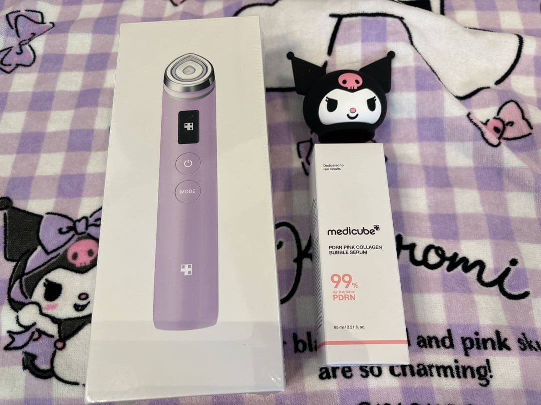 メディキューブ AGE-Rブースタープロ パープル キャップ付き