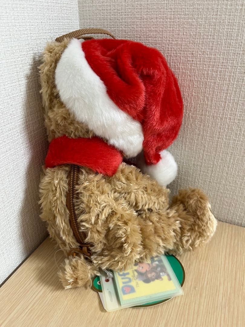 【新品未使用タグ付き】ダッフィー　ぬいぐるみポーチ　クリスマス