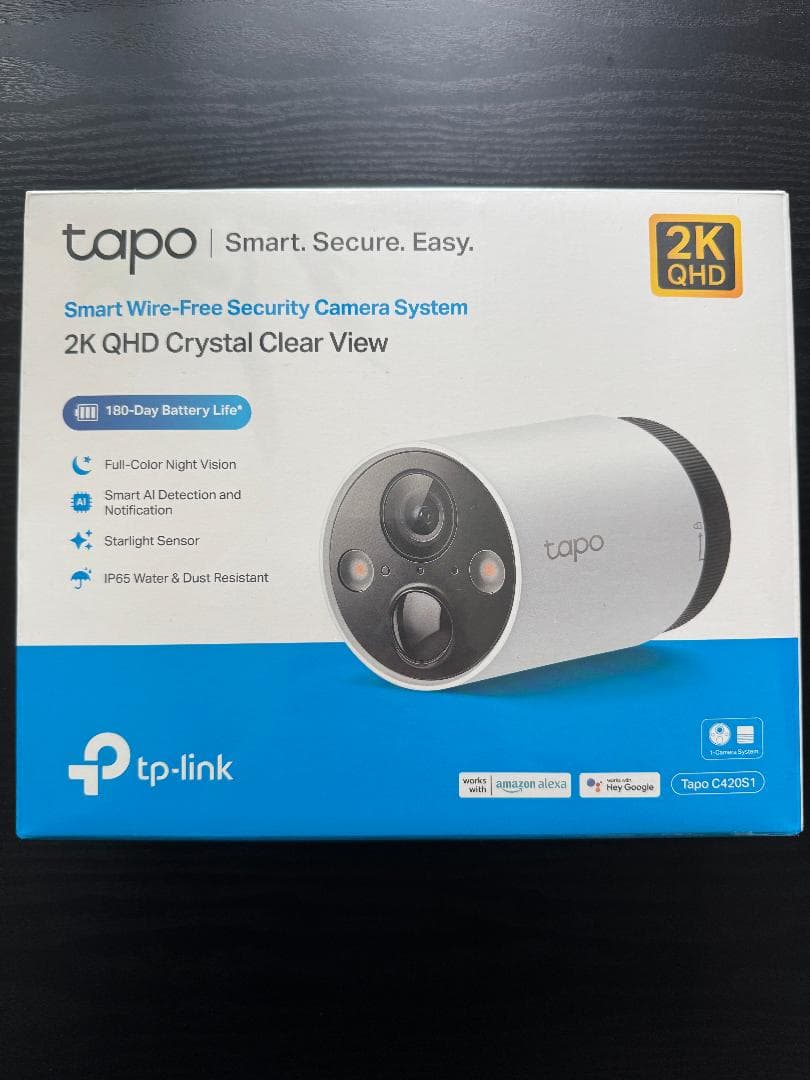 【新品未開封】TP-Link ネットワークカメラ Tapo C420S1