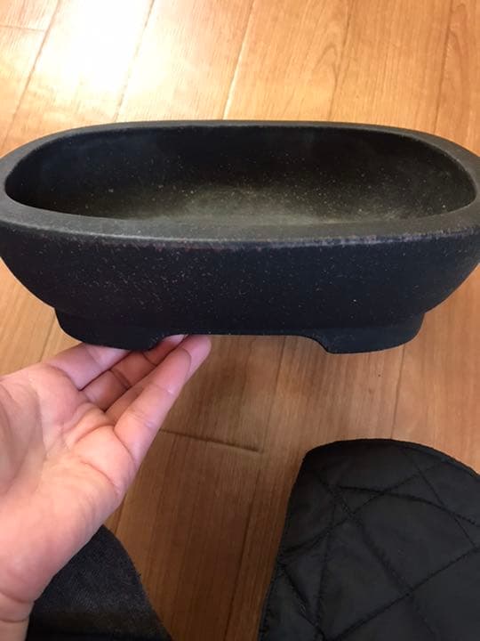 盆栽鉢　時代盆栽鉢銭号梨皮撫角長方鉢山野草寄せ植え植木鉢中型鉢サボテン多肉植物