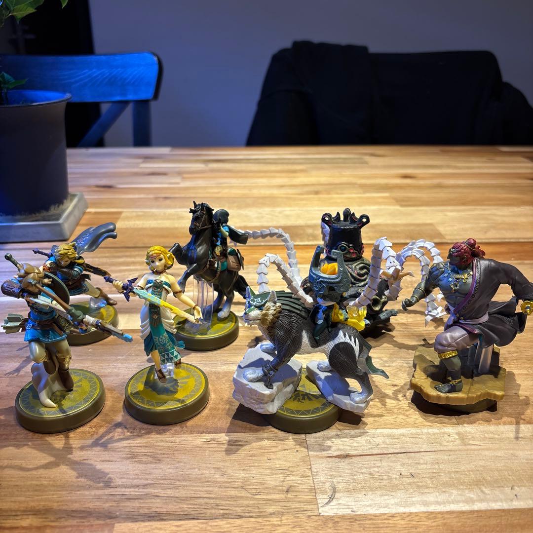ゼルダの伝説 フィギュアセット　amiibo 7体