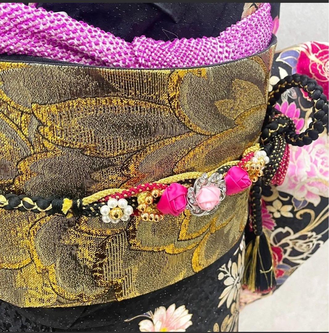 ＊振袖6点➕1点　セット＊ 正絹フルセット中古美品【身長155~170cm】