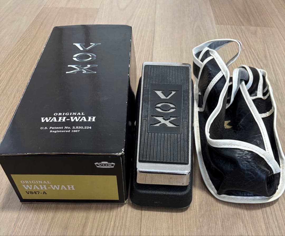 VOX Wah-Wah エフェクター 本体と箱付き　MODEL V847