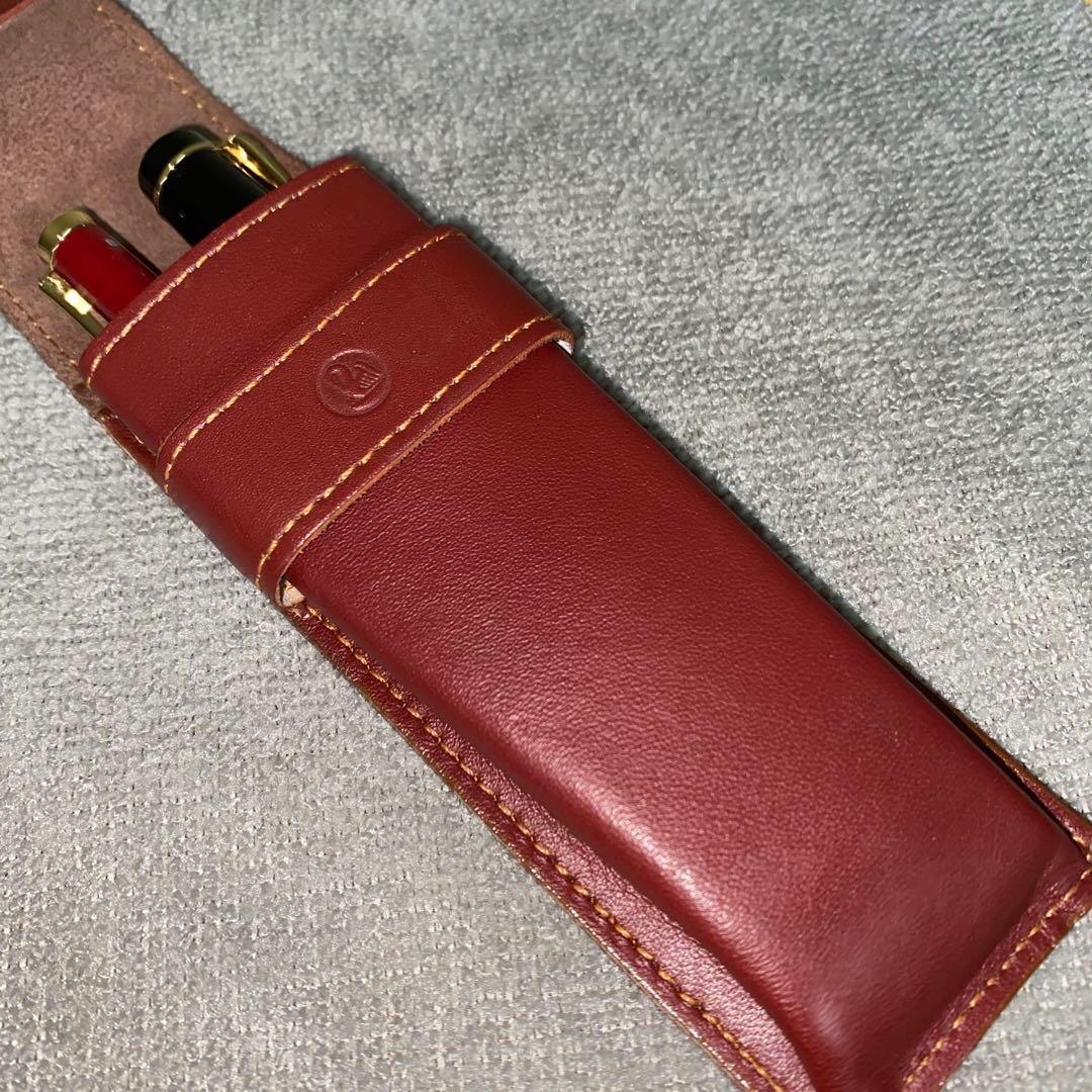 ペリカン　BMWコラボ　万年筆　ボールペン　レザーペンケース　3点セット