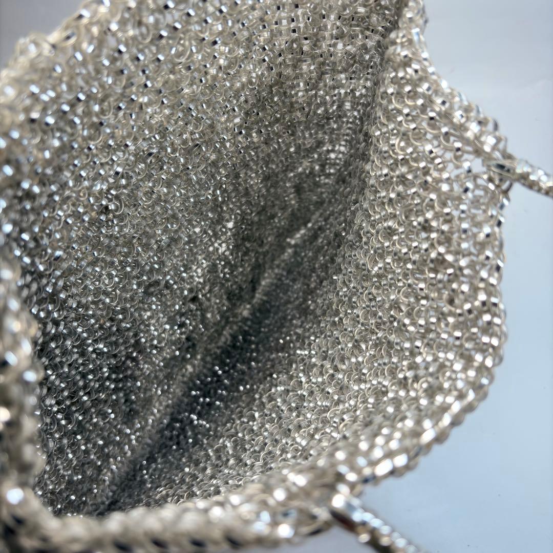 アンテプリマ ANTEPRIMA ワイヤーバッグ ハンドバッグ 手提げ シルバー