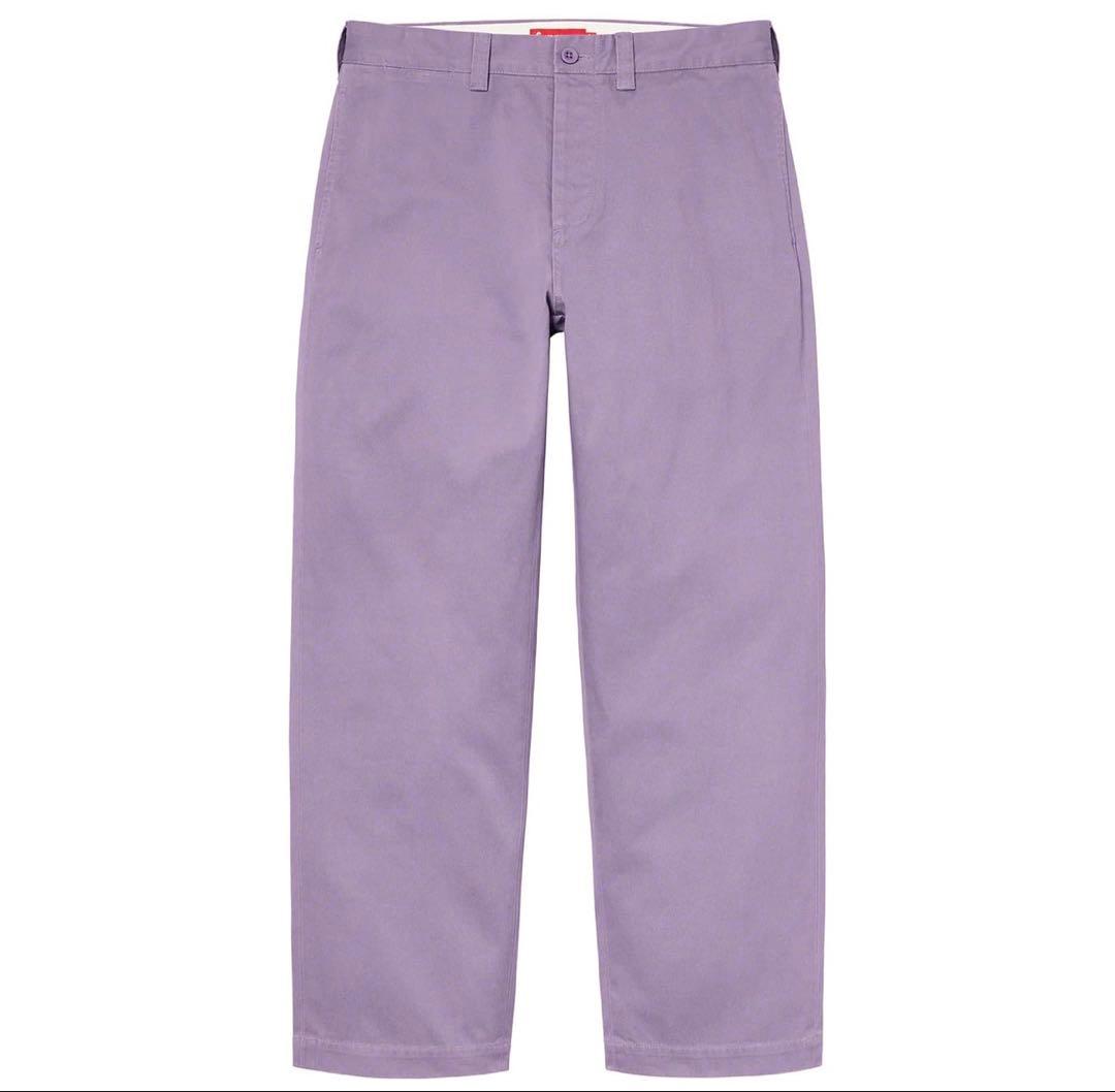 パンツ Supreme 23SS Chino Pant Dusty Purple 34