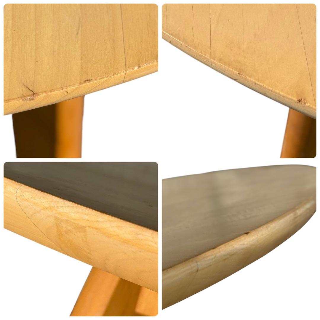 HR826 柏木工 ダイニングテーブル 古い丸テーブル　ラウンドテーブル