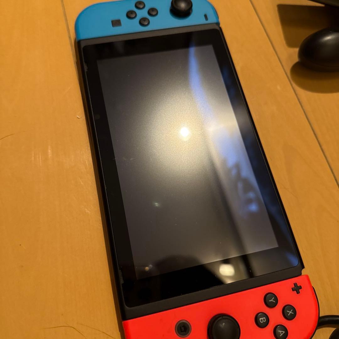 Nintendo Switch 本体 青/赤 付属品付き　ドラクエ付