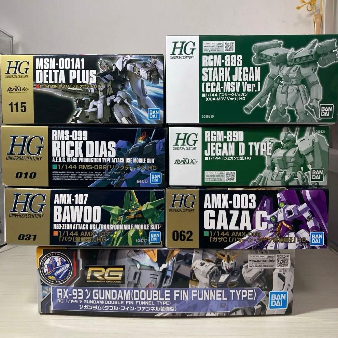ま*ち様 機動戦士ガンダム ガンプラ HG RG 未組立 まとめ売り セット売り
