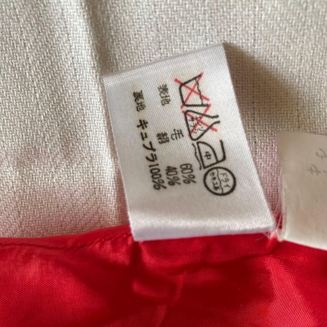 レオナール　膝丈スカート　ウール　シルクウール