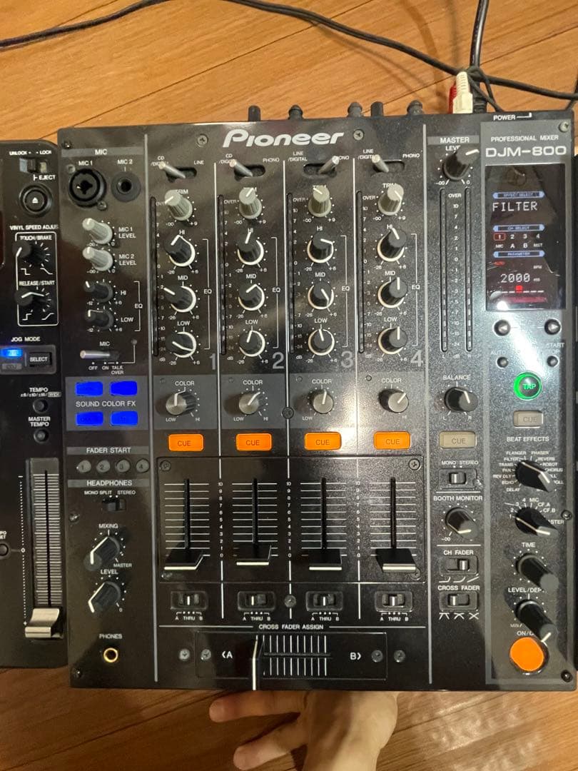 Pioneer CDJセット DJM-800 CDJ1000MK3 テクニクス