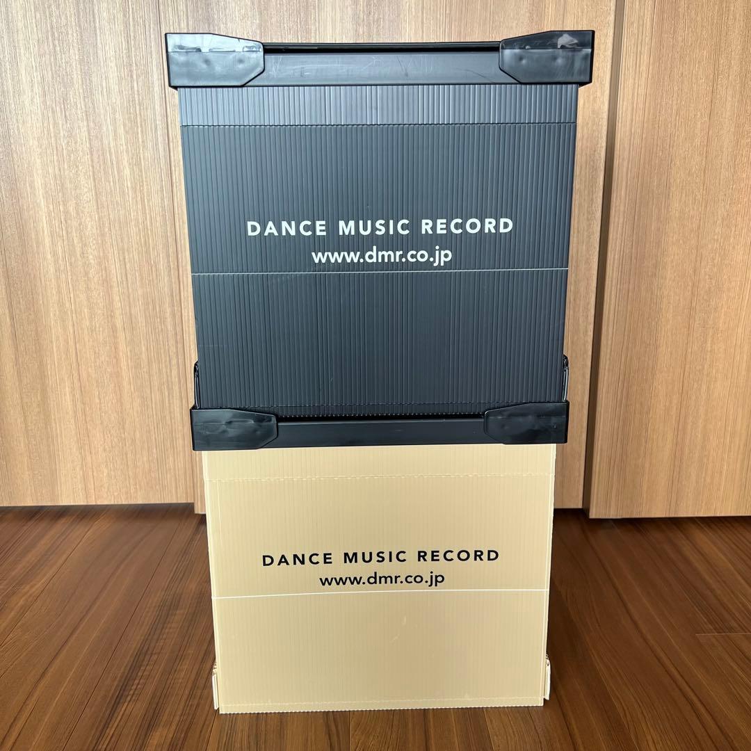 DMRオリジナル収納2個＋蓋セット ダンスミュージックレコード コンテナ