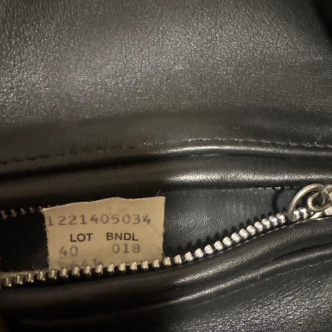 超美品‼️schott641 40インチ　ライダースインナーボア付