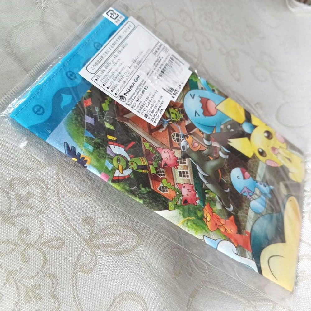 極希少　ポケモン ハンカチ　海の街で追いかけっこ　ポケモンセンター　2009年