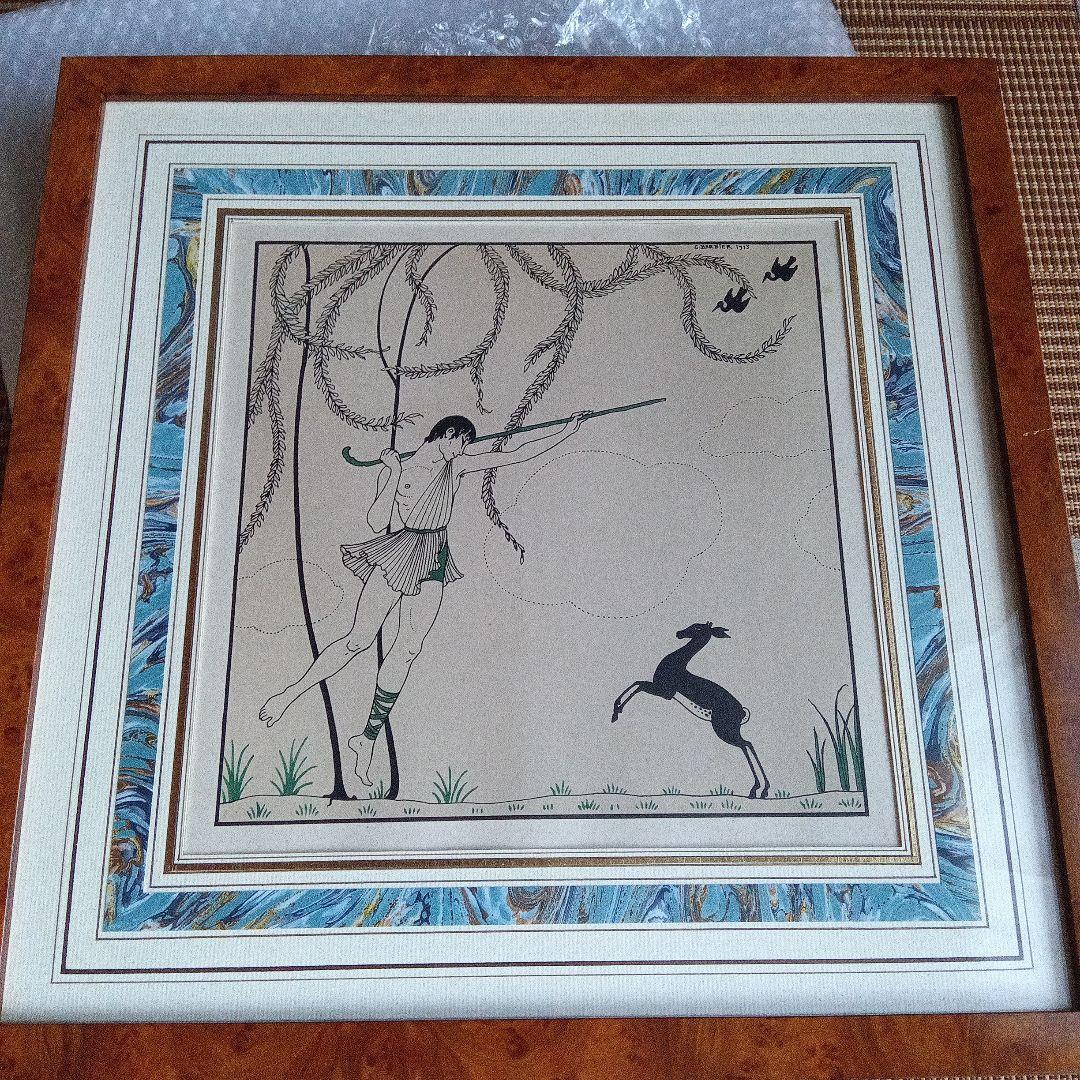 ジョルジュ　バルビエ　鹿島茂　版画　ポショワール　アールデコ　挿絵本　額装