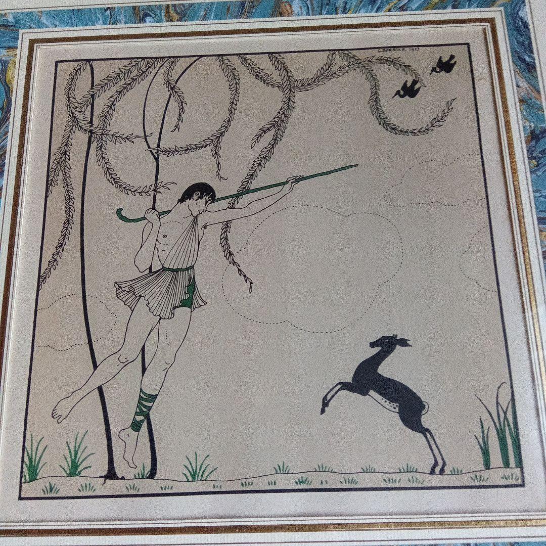 ジョルジュ　バルビエ　鹿島茂　版画　ポショワール　アールデコ　挿絵本　額装