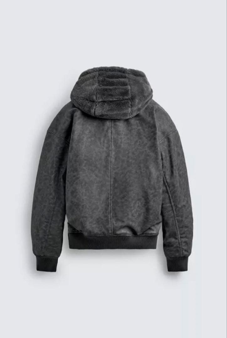 リバーシブルフェイクレザーアウター