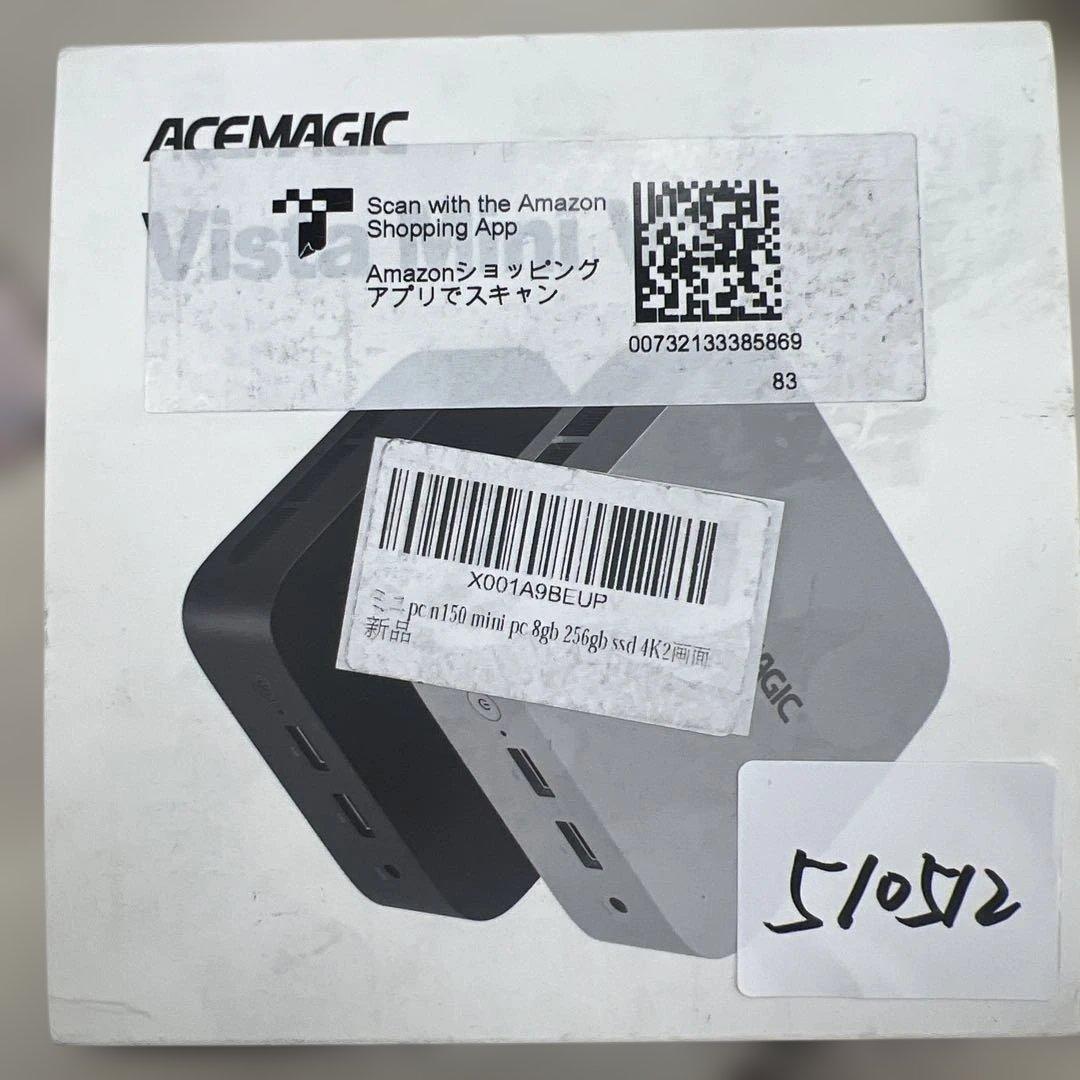 5105120　ミニpc n150 8gb 256gb ssd 4K2画面