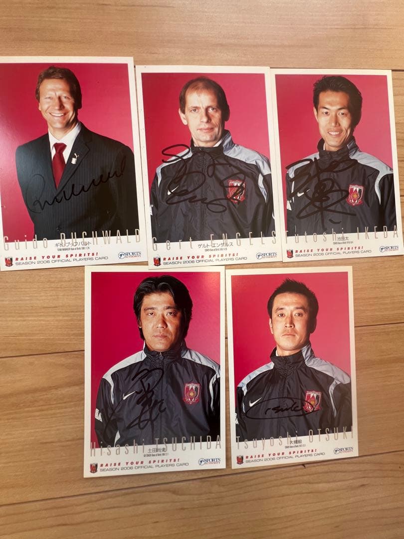 [フルセット]2006年浦和レッズ サイン入りポストカード [41枚]