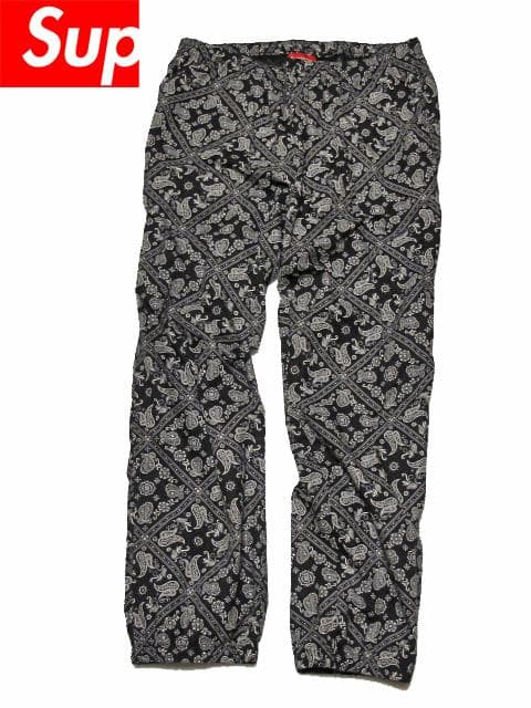 SUPREME シュプリーム 18SS Bandana Track Pants