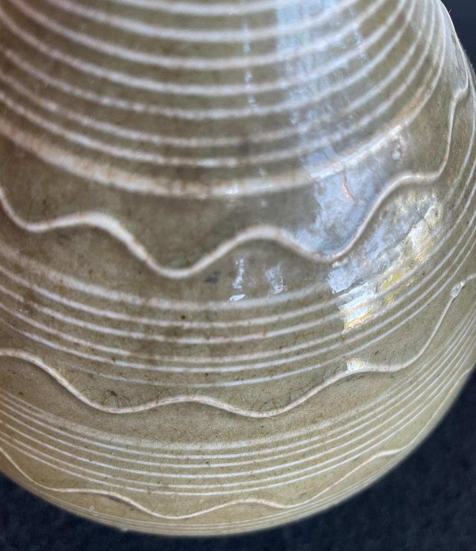 希少 古丹波焼 立杭焼 えへん徳利 酒器 イッチン 江戸期 飴釉 大型 花入