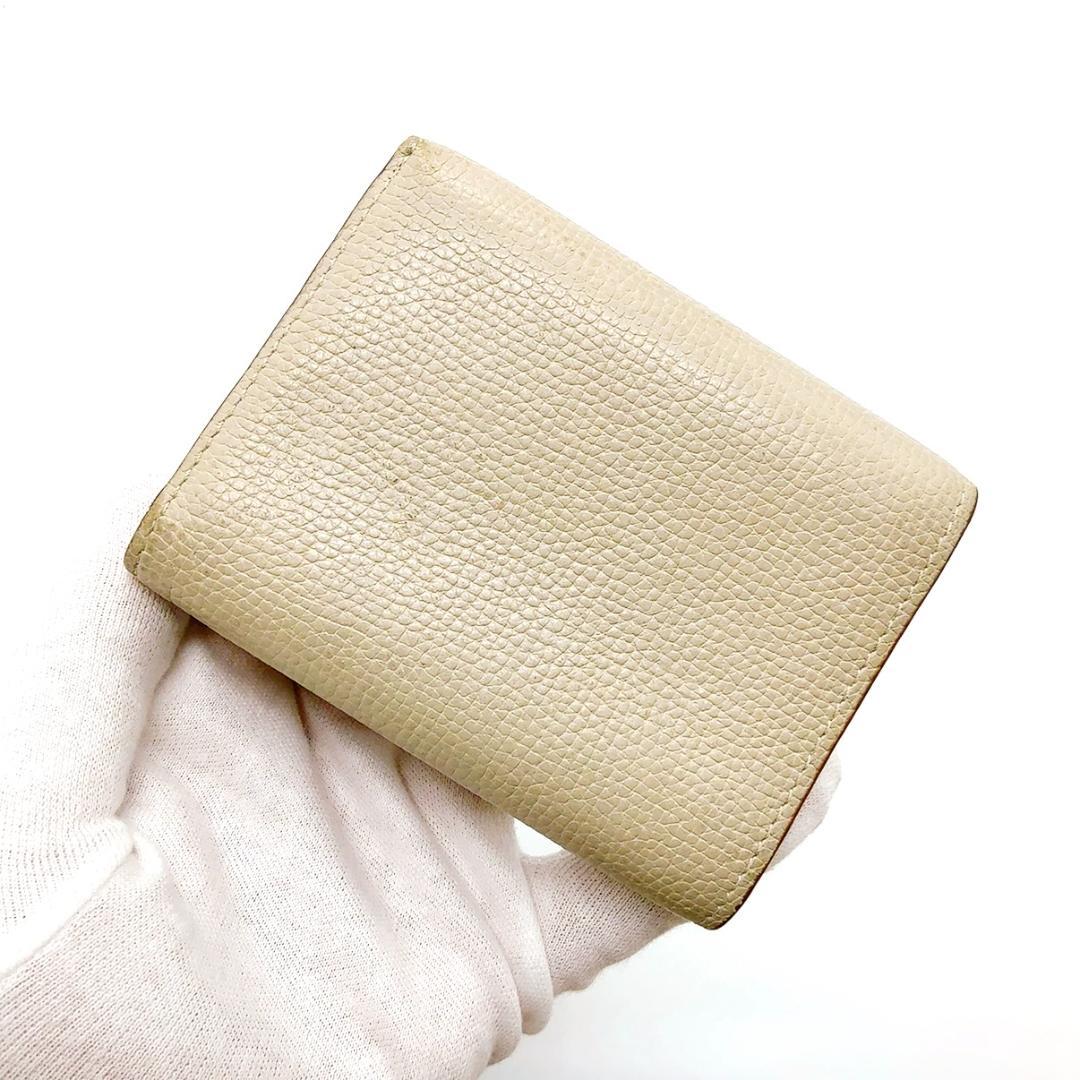 ◇ロエベ◇レザー/アナグラム/トライフォールド/コンパクトウォレット/折り財布