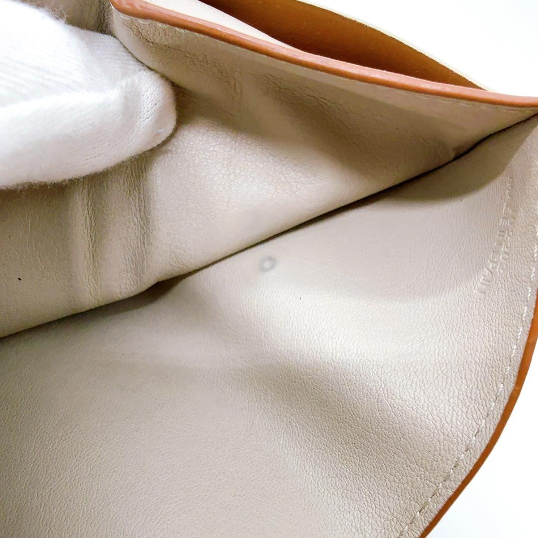 ◇ロエベ◇レザー/アナグラム/トライフォールド/コンパクトウォレット/折り財布