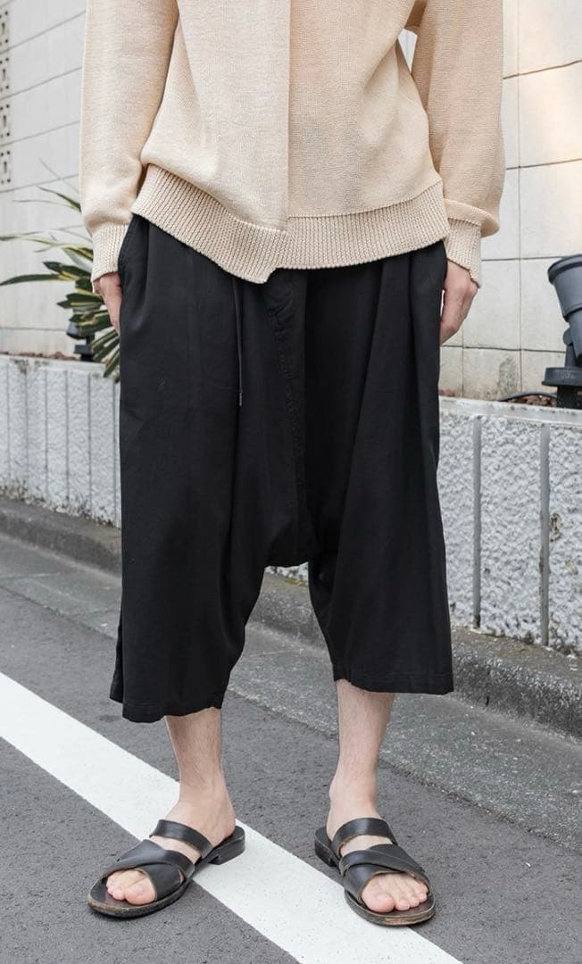 激安最終値下げ‼️The Viridi-anne 24ssサルエルパンツ ブラック