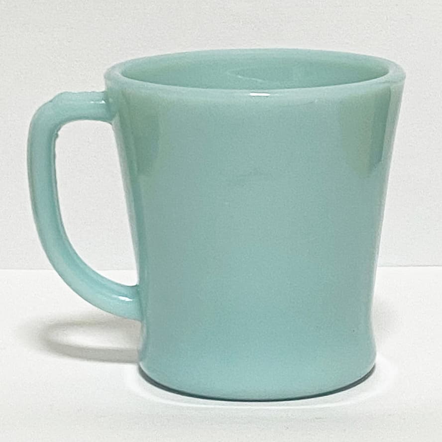 fire king D ハンドル マグ ターコイズブルー １点　＃006