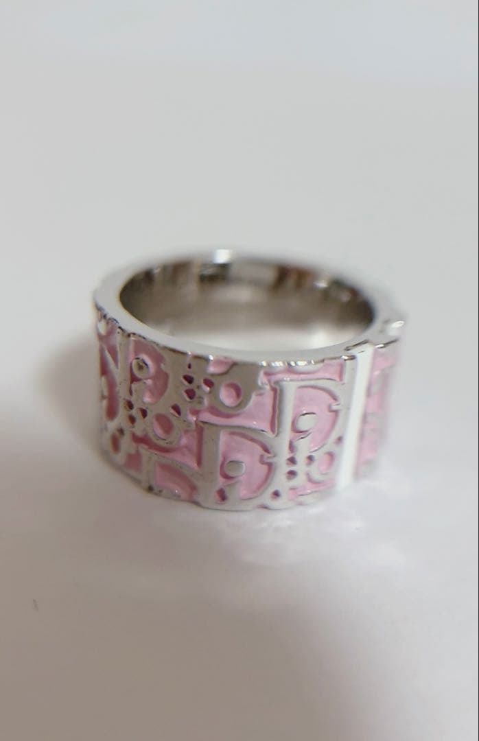 ChristianDior リング　トロッター　ナンバー2 ピンク　15号