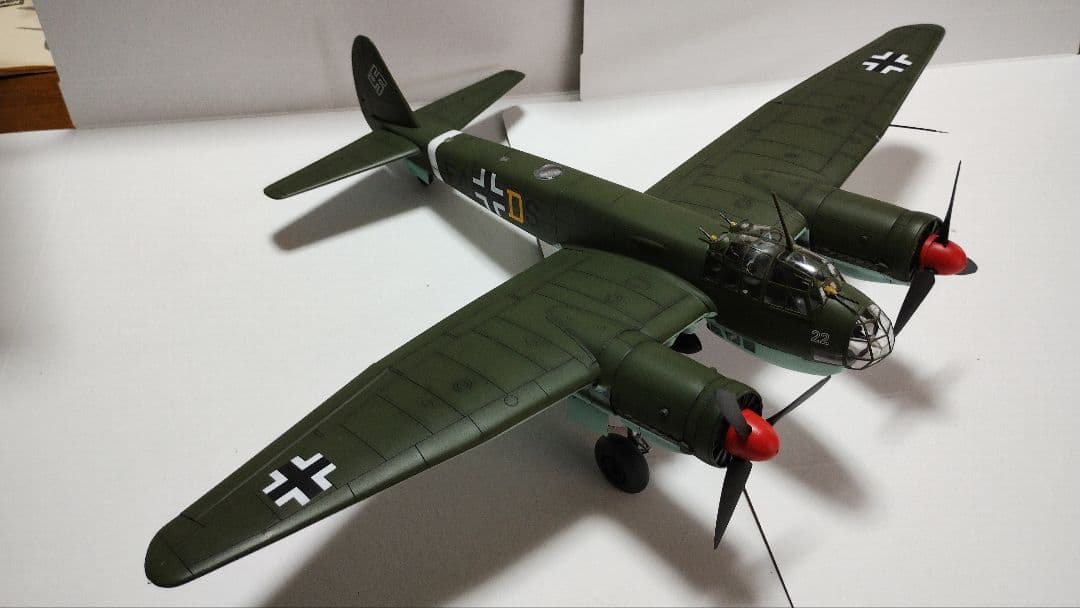 プラモデル完成機　1/48　ユンカース　Ju88A-4