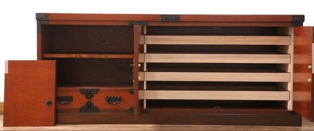 【送料18,500円込】★リペア済古家具★ 176cm奥行 52cm高さ74cm