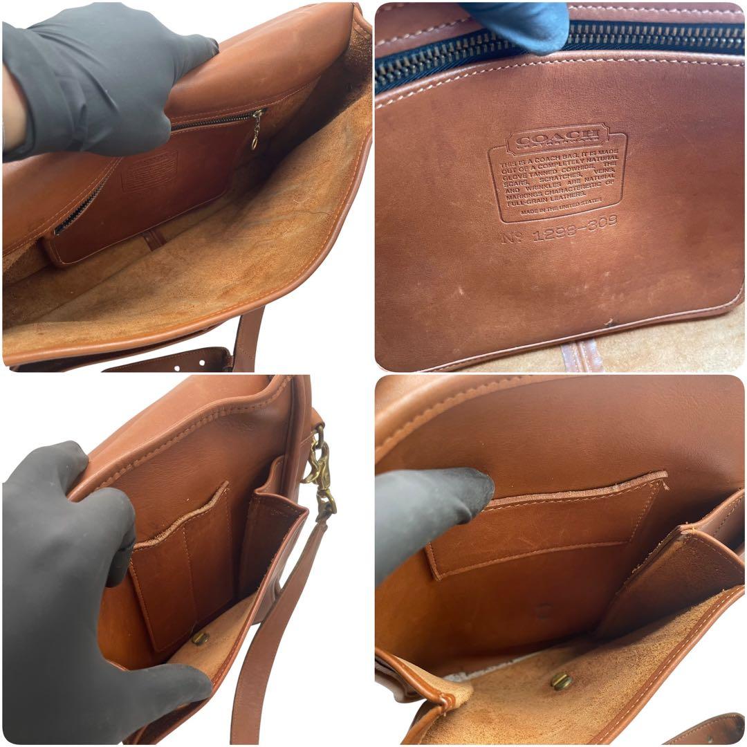 良品　COACH オールドコーチ　2way ブリーフケース　USA製　ブラウン