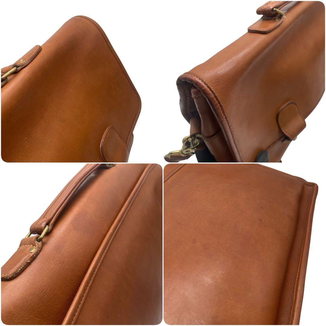 良品　COACH オールドコーチ　2way ブリーフケース　USA製　ブラウン