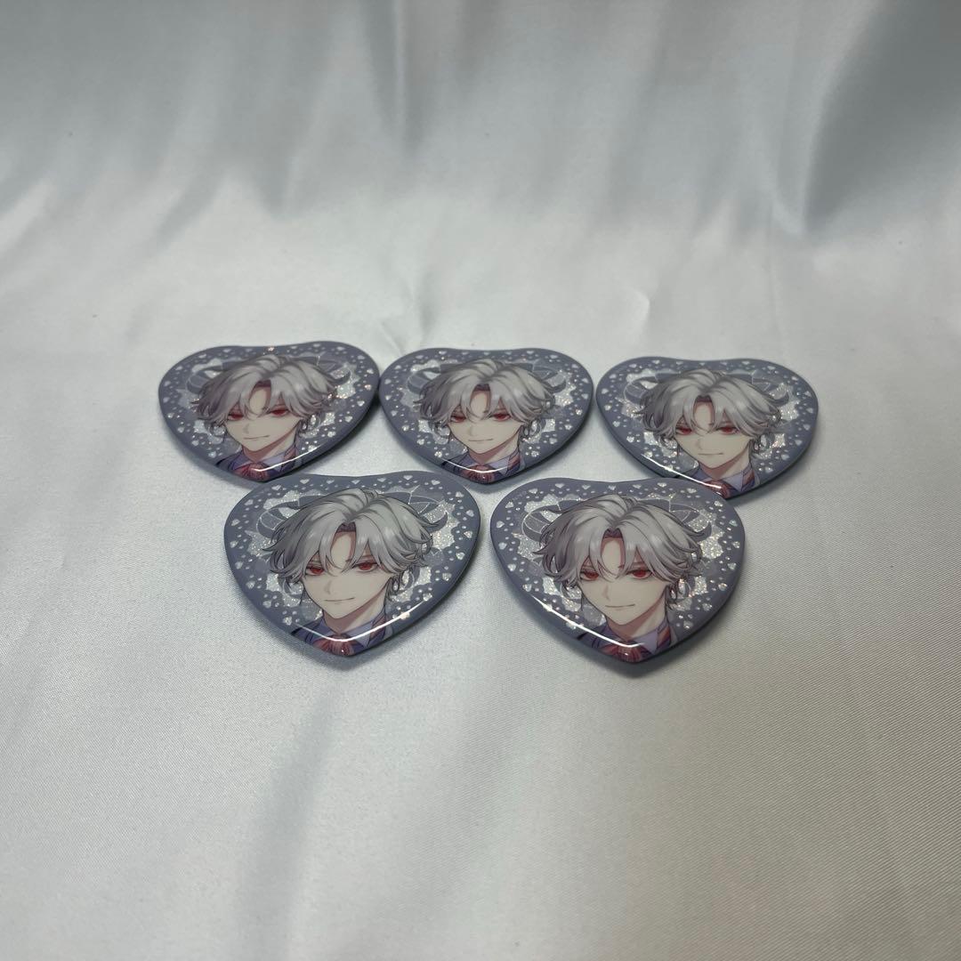 葛葉 ハート型缶バッジ 10点 Prism Heart June Bride