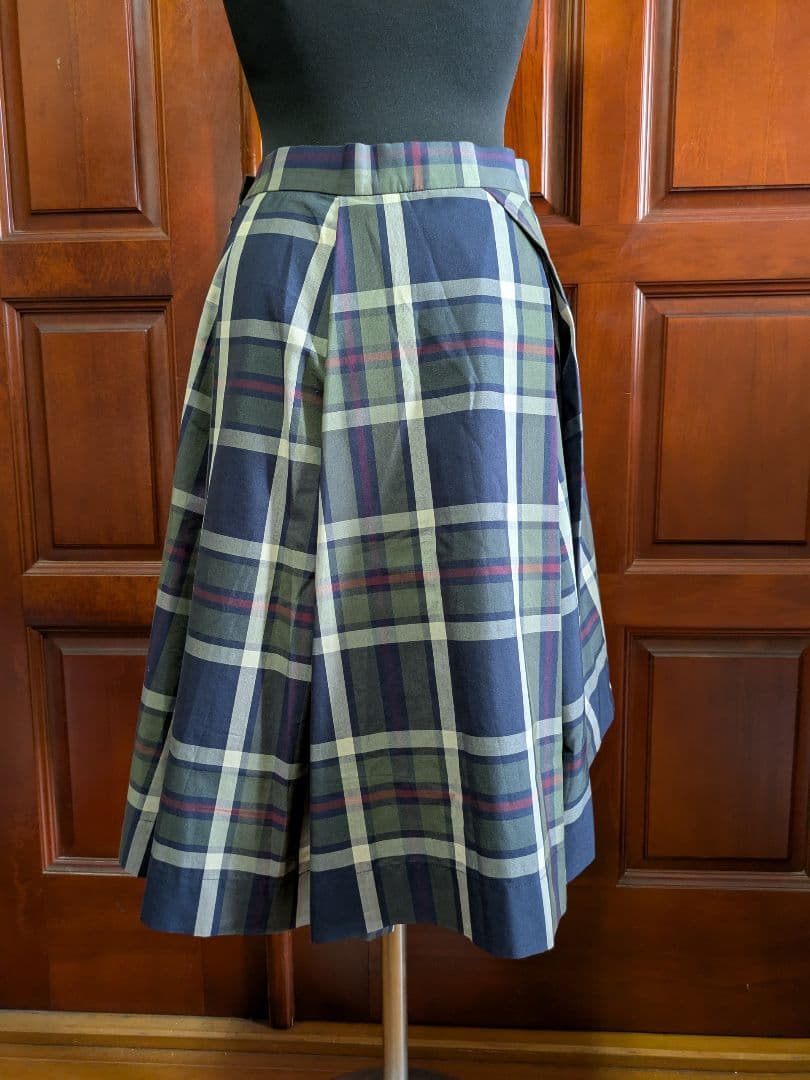 美品✨️ヴィヴィアンウエストウッドレッドレーベル 変形スカート チェック 2