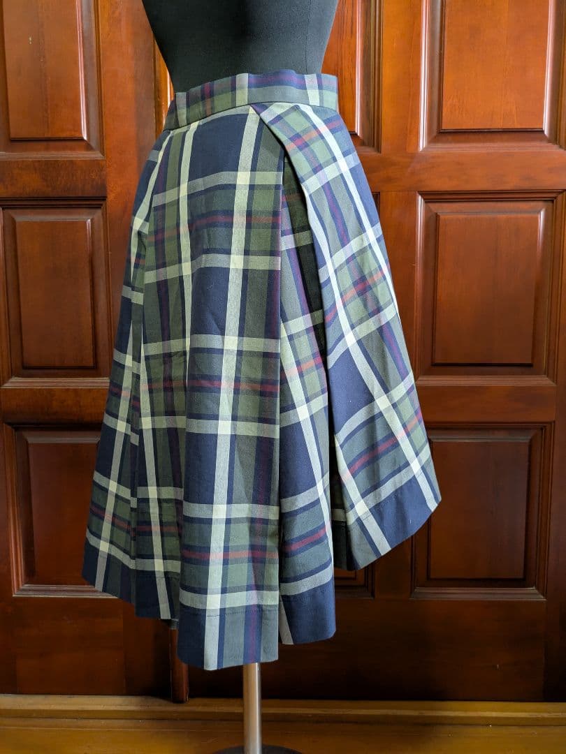 美品✨️ヴィヴィアンウエストウッドレッドレーベル 変形スカート チェック 2