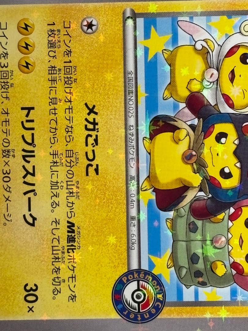 ポンチョを着たピカチュウ ポケモンカード プロモカード ポケモンセンター