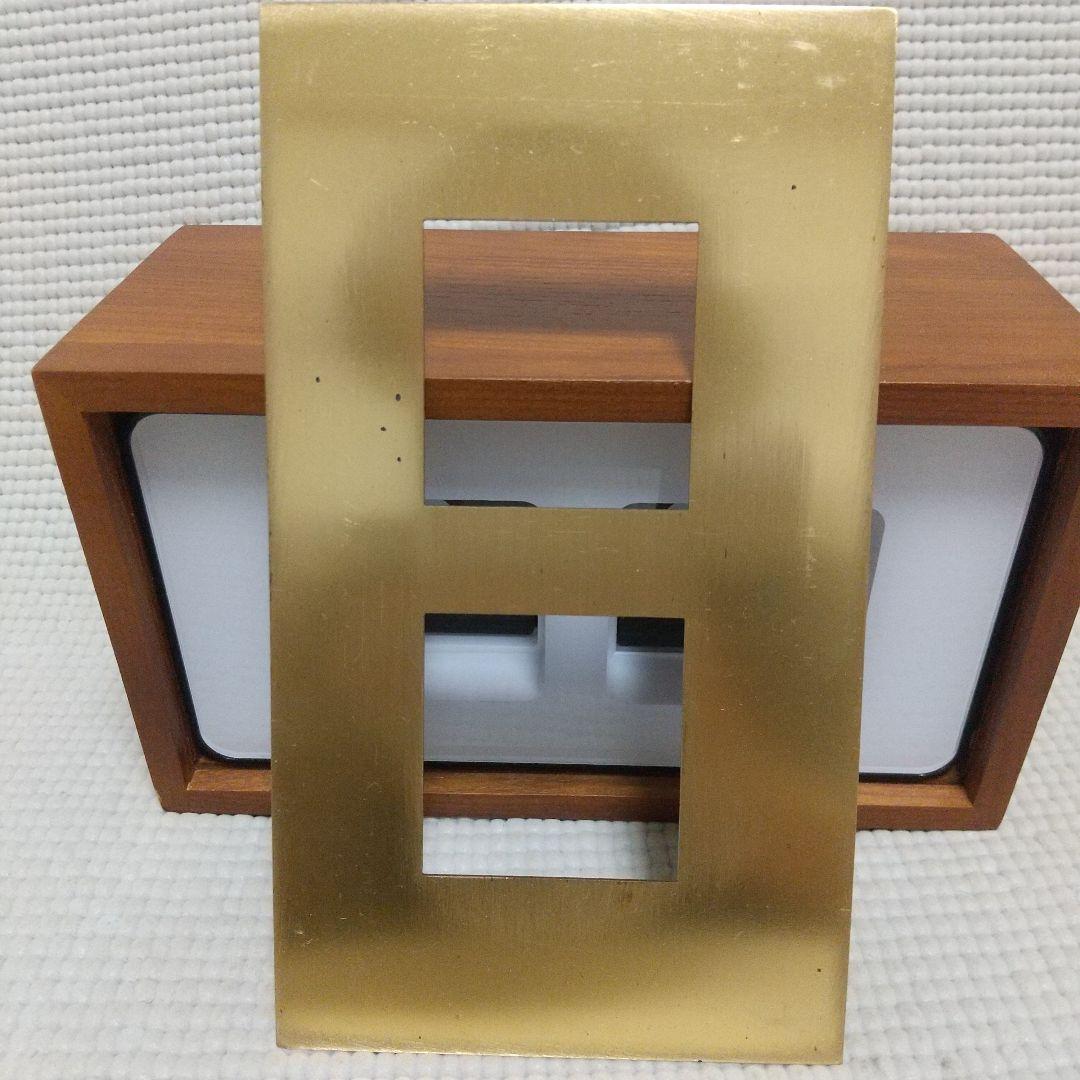 高級パタパタ時計 HERMOSA ピボットクロック 木製フレーム