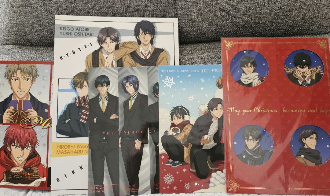 【希少】テニスの王子様　ジャンプフェスタ記念特典イラストシート5枚セット
