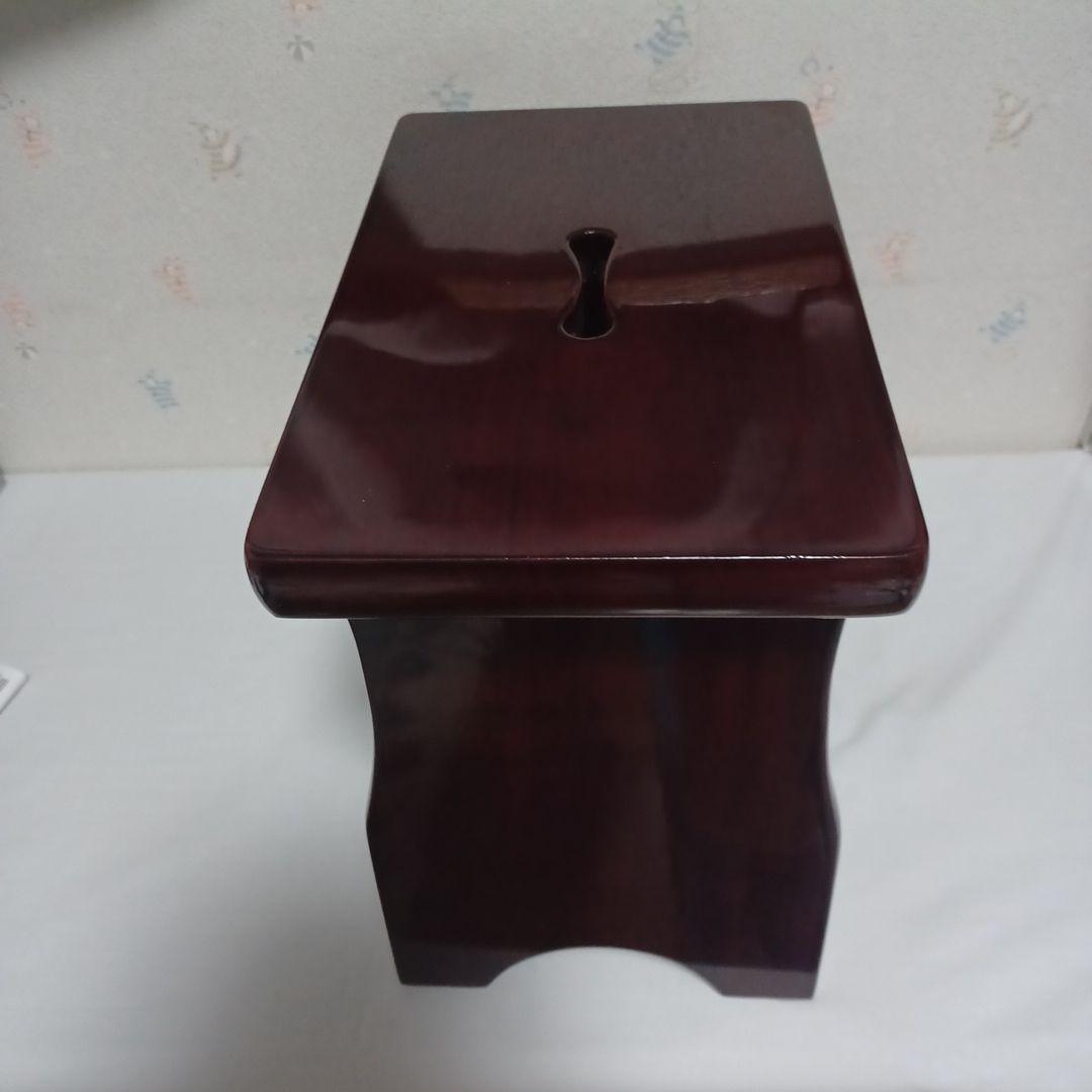 大館秋田天然杉 漆塗風呂用椅子 大