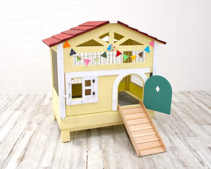 ぱ*お様 【もちつき】壱番館　北欧デザインペットハウス　うさぎ用ケージ　可愛い