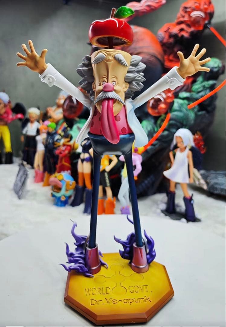 ワンピース Dr.ベガパンク ガレージキット ガレキ スタチューX①