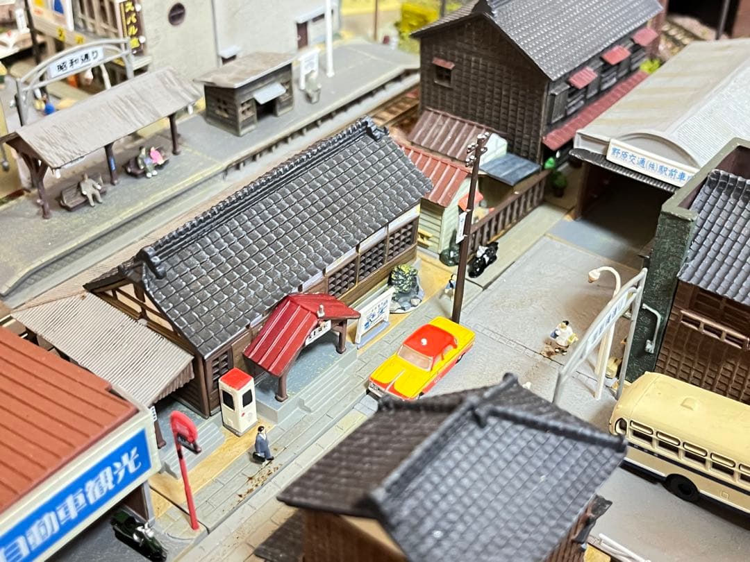 講談社　昭和の鉄道模型を作る　完成ジオラマ　オリジナル電車　パワーパック　セット