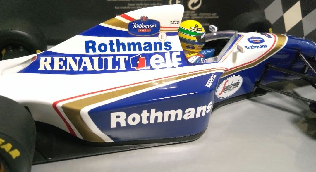 ミニチャンプス 1/18 F1 ウィリアムズ FW16 A.セナ リペイント