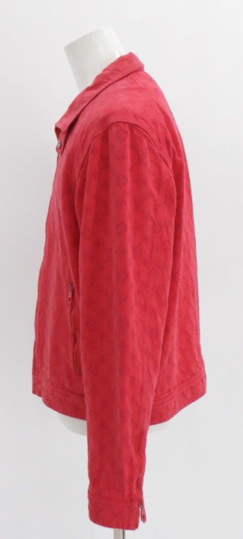 ルイヴィトン　ジャケット ブルゾン シングル　赤　サイズ52