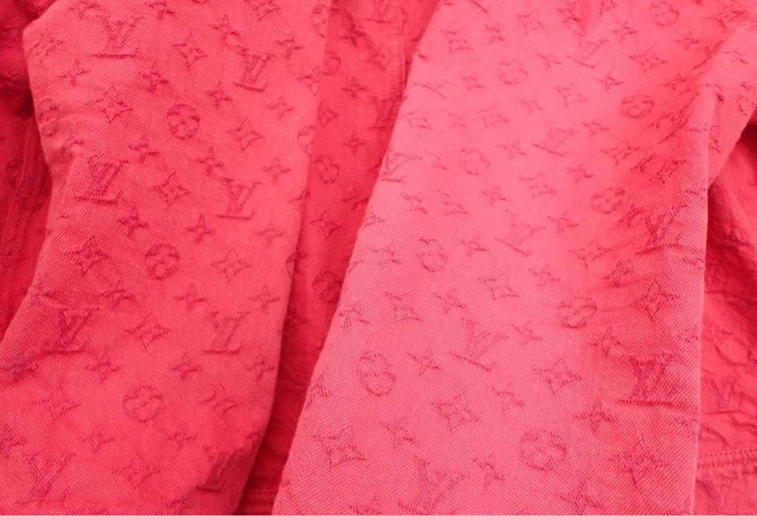 ルイヴィトン　ジャケット ブルゾン シングル　赤　サイズ52