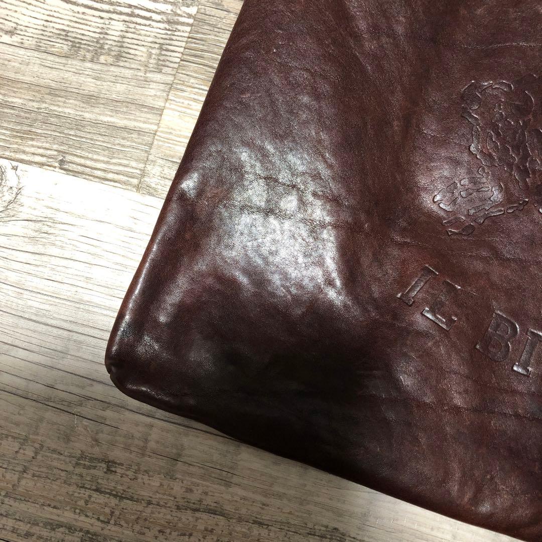 イルビゾンテ 型押し　ショルダーバッグ